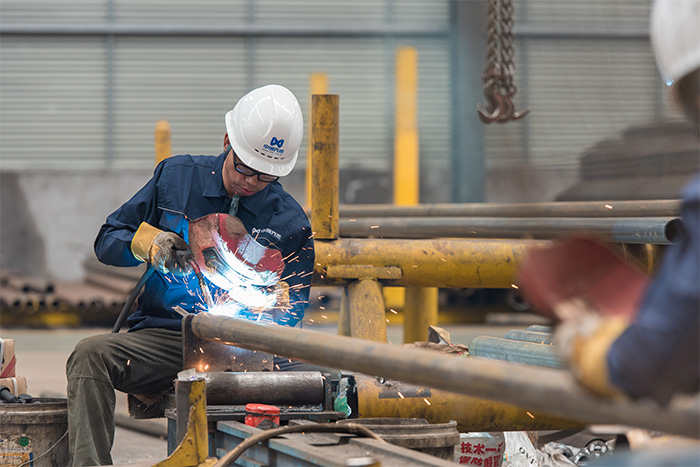 松江网架焊接车间